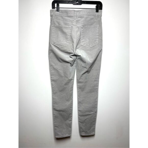 Gap 1969 True Skinny Super High Rise Soft Brushed Corduroy Gray Jeans Women 28 - Picture 2 of 4